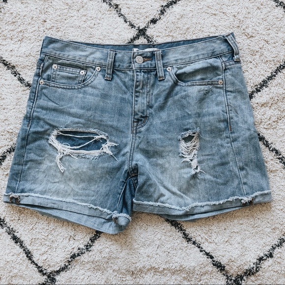 Madewell Pants - Madewell | Distressed Denim Shorts